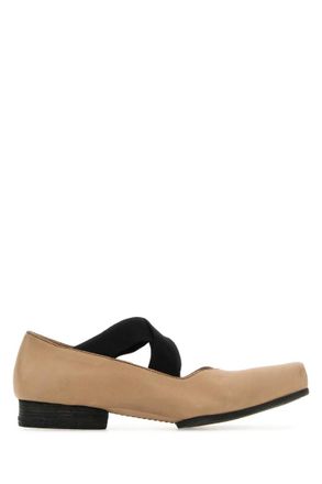 Uma Wang Beige Slip On Ballet Flats