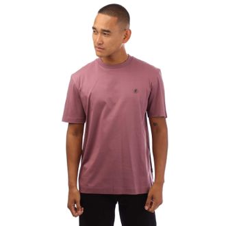HUGO BOSS Mens C-Taut 01 T-Shirt in Purple Cotton - Size X-Large