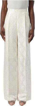 Fendi Mujer, Pantalones, Blanco, Talla: S