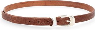 Our Legacy Textured Cow Leather Narrow Belt