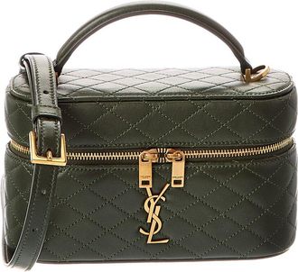 Saint Laurent Gaby Quilted Leather Vanity Bag