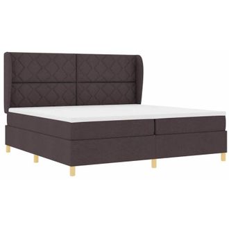 vidaXL Vidaxl - Cama Con Somier Y Colch&oacute;n Gris Oscuro 90x190 Cm De Tela