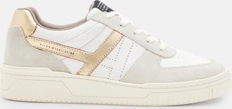 AllSaints Leather/Suede Vix Low Top Round Toe Suede Trainers, Size: UK 4/ US 7/ EU 37