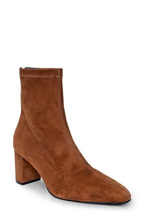 L'agence Salome Bootie in Buckskin Suede at Nordstrom, Size 8.5