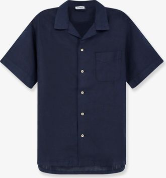 Nugnes Camicia in lino e cotone - NUGNES 1920 - gender_Man