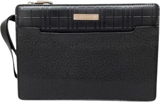 Burberry Pochette in pelle Pre-owned - - Pre-owned - Uomo - Nero - ONE SIZE