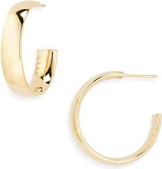 Lana Jewelry 14K Gold Curved Hoop Earrings in Yellow at Nordstrom