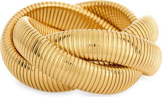 Kenneth Jay Lane Woven Snake Chain Bracelet in Gold at Nordstrom Rack