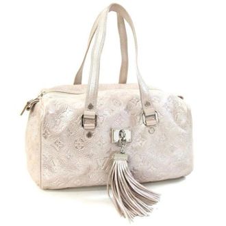 Louis Vuitton Pre-owned Handbags, female, White, Size: ONE SIZE Pre-owned Vintage Handbag