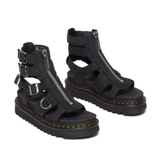Dr. Martens Sandalen met rits in leer, Olson