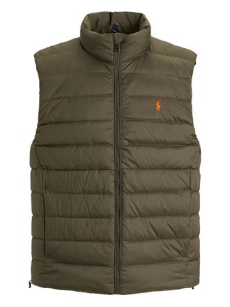 Polo Ralph Lauren padded quilted gilet - men - Recycled Polyester - L - Green