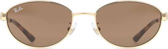 Ray-Ban RB3774D Asian Fit 001/73 Mens Sunglasses Gold Size 55
