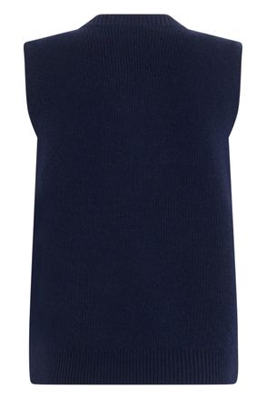 Max Mara Sleeveless Sweater - Navy