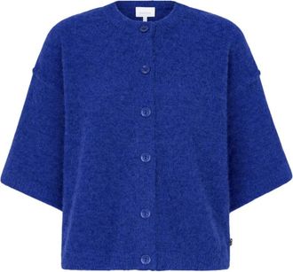 Dante6 Hiara Cardigan - Dames - Truien - Blauw - Maat: S Wol
