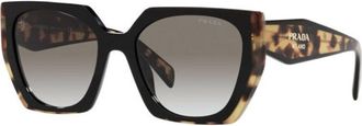Prada PR15WSF 3890A7 Black/Medium Havana/Grey Gradient