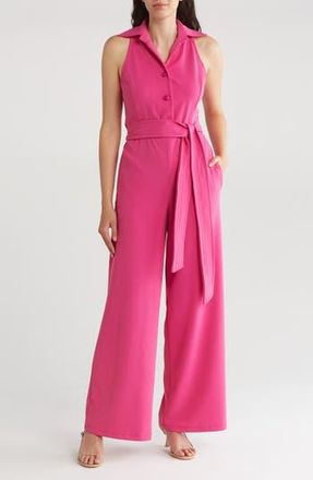 Marina Rossini Johnny Collar Jumpsuit in Fucshia at Nordstrom Rack, Size X-Small