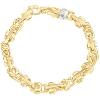 Pompeii3 Mens 14k Gold (55gram) or Platinum (86gram) 10mm Link Bracelet 8.5