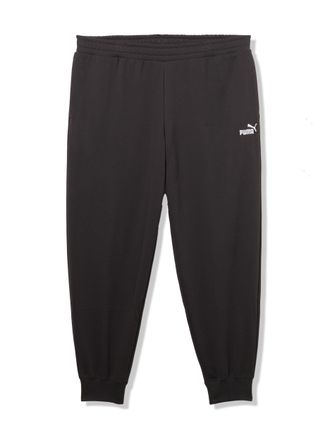 Puma Mens Essentials Fleece Sweatpants (Available in Big & Tall), Puma Black Closed Leg Ss25, XXL
