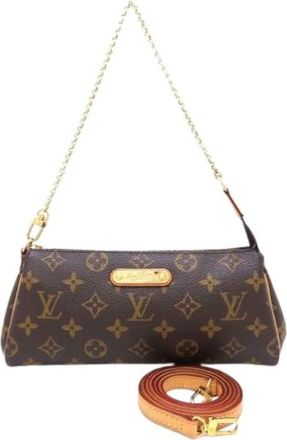 Louis Vuitton Pre-owned Cross Body Bags, female, Brown, Size: ONE SIZE Pre-owned Canvas Cross Body Bag