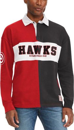 Tommy Jeans Mens Tommy Jeans Red/Black Atlanta Hawks Ronnie Rugby Long Sleeve T-Shirt at Nordstrom, Size Xx-Large