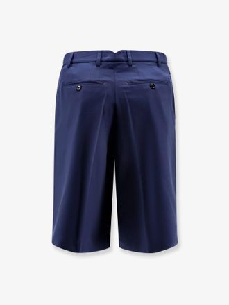Ami Virgin Wool Bermudas - Blue