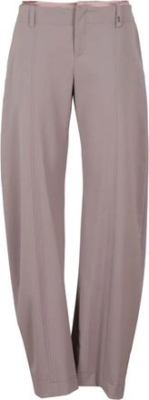 Ssheena Stijlvolle Broek - Dames - Wijde Broeken - Roze - 2XS - Wol - Broeken