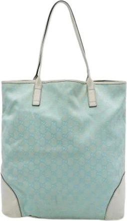Gucci Pre-owned Vintage Tote Bag - Dames - Vintage Shopper - Blauw - ONE Size - Leer - Vintage