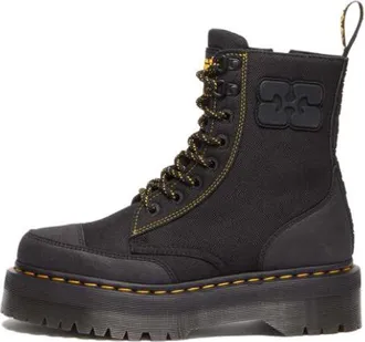 Dr. Martens Dr.Martens x Ganni Jadon Nylon Platform Boots Black 31794001