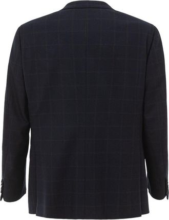 Brioni Mens Blue Wool Blazer Clothing