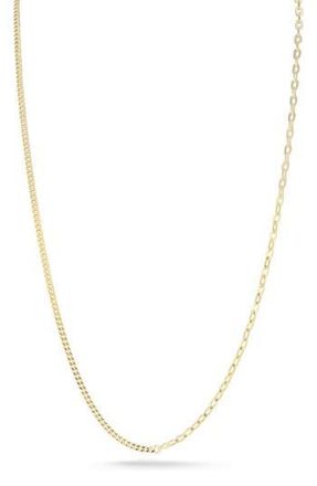 Sphera Milano Mixed Link Chain Necklace in Gold at Nordstrom Rack