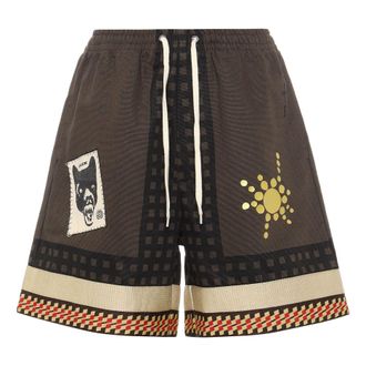 Travis Scott Cactus Jack Wolf Short Brown CJAM-PS06-M