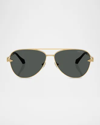 Versace Men & apos;s VE2283 Aviator Sunglasses