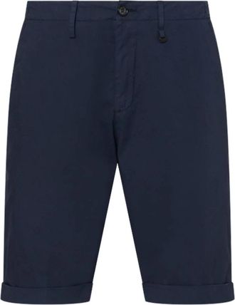 Liu Jo Pant Bermtela - Heren - Korte Broeken - Blauw - S - Katoen - Korte Broeken