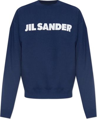 Jil Sander Hoodies & sweatvesten, Heren, Blauw, L, Katoen, Sweatshirts & Hoodies