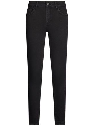 Liu Jo Skinny jeans met split - Zwart