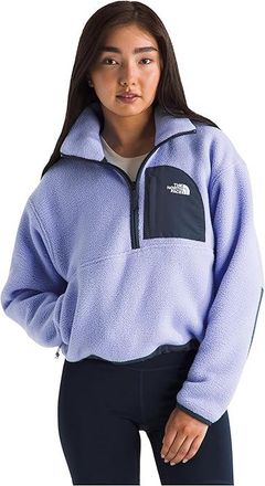 The North Face Yumiori Peak 1/2 Zip Jacket Womens Coat Periwinkle Glow/Summit Navy : 2XL, Fleece/Polyester