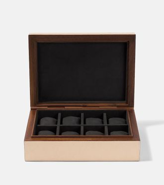 Giobagnara Frank wood and leather watch box