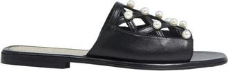Elina Linardaki Slippers - Dames - Sandalen - Zwart - 36 EU - Schoenen