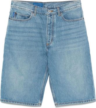HUGO BOSS Shorts denim - Blu