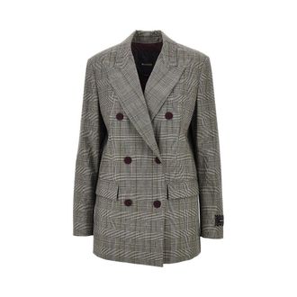 Pinko Prince of Wales double-breasted jacket Woman 38