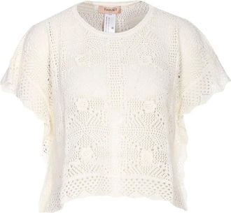 Twin-Set Top alluncinetto - Bianco