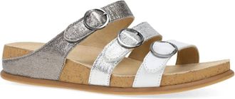 Dansko Womens Campbell Sandal In Pewtermulti