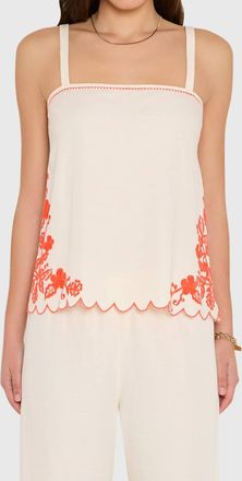 Amanda Uprichard Caroline Top In Natural Combo