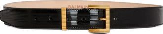 Balmain Cintura in pelle - Nero