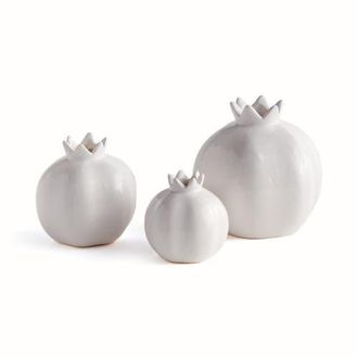 Napa Home & Garden Pomona Bud Vases Set of 3 in White at Nordstrom