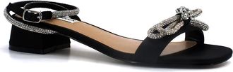 Steve Madden Platte Sandalen - Dames - Sandalen met hakken - Zwart - 37 EU - Schoenen
