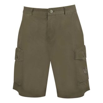 Pretty Green Heren Miles Cargo Korte Broek (Kaki Groen)