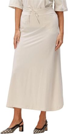 JapanTKY Ruby Maxi Skirt - Dames - Midirokken - Beige - M - Rokken