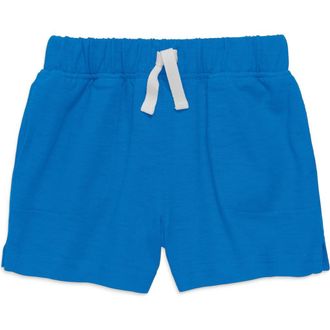 primary Baby Play Short In Solid in Blueberry at Nordstrom, Size 18-24M