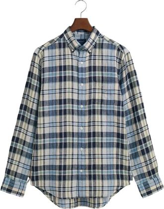 GANT Casual overhemd - Heren - Casual Overhemden - Veelkleurig - 5XL - Katoen - Overhemden